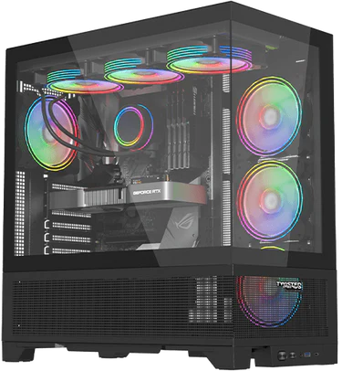 Twisted Minds Phantek-07 Mid Tower Gaming Case - Black Twisted Minds Phantek-07 Mid Tower Gaming Case - Black